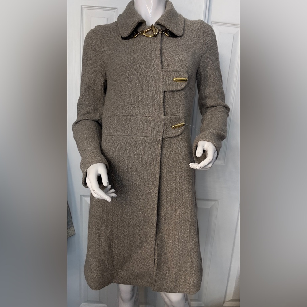 Made in Italy‼️Sophisticated Brown Trench Coat with Structured Silhouette